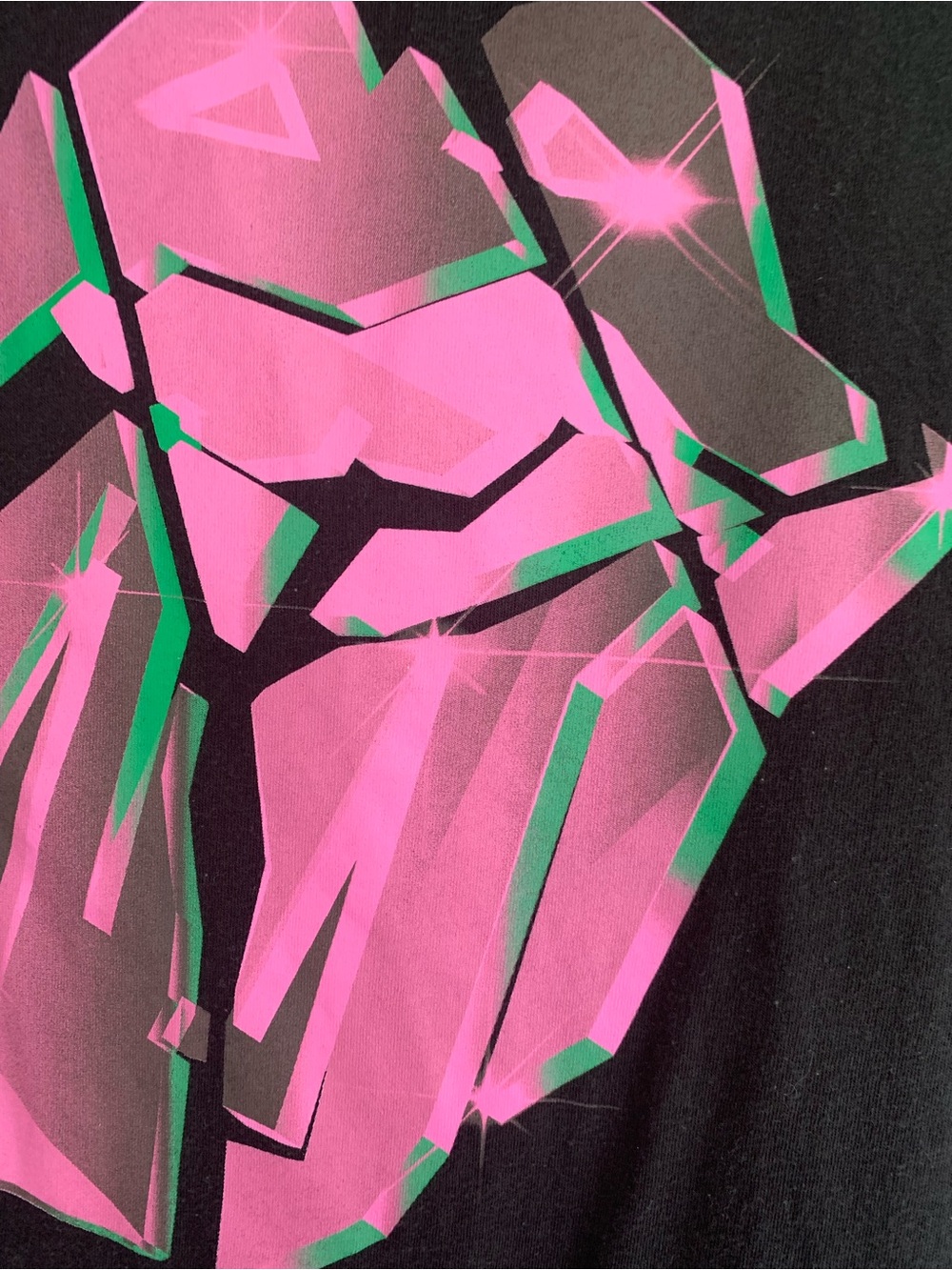 the Rolling Stones Black Tee with Light Teal Logo - Picture 3 of 4